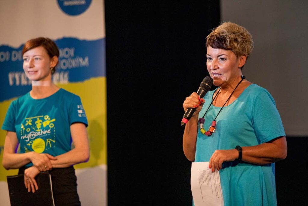 Podujatie MyMachine EXPO Košice otvorila riaditeľka Karpatskej nadácie Laura Dittel. Foto: Dávid Hanko