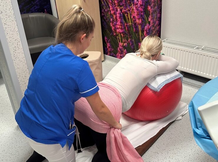 pomôcky na uľahčenie pôrodu na Gynekologicko-pôrodníckej klinike